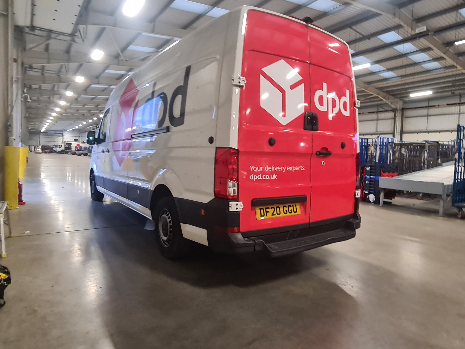 DPD branded commercial van graphics